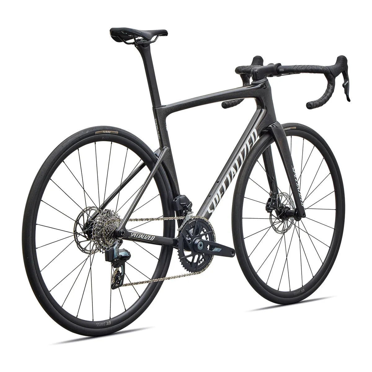 SPECIALIZED TARMAC SL9 COMP ROAD BIKE SRAM RIVAL AXS - GLOSS CHARCOAL TINT / DOLOMITE METALLIC