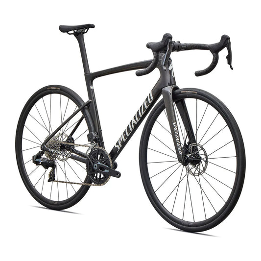 SPECIALIZED TARMAC SL9 COMP ROAD BIKE SRAM RIVAL AXS - GLOSS CHARCOAL TINT / DOLOMITE METALLIC