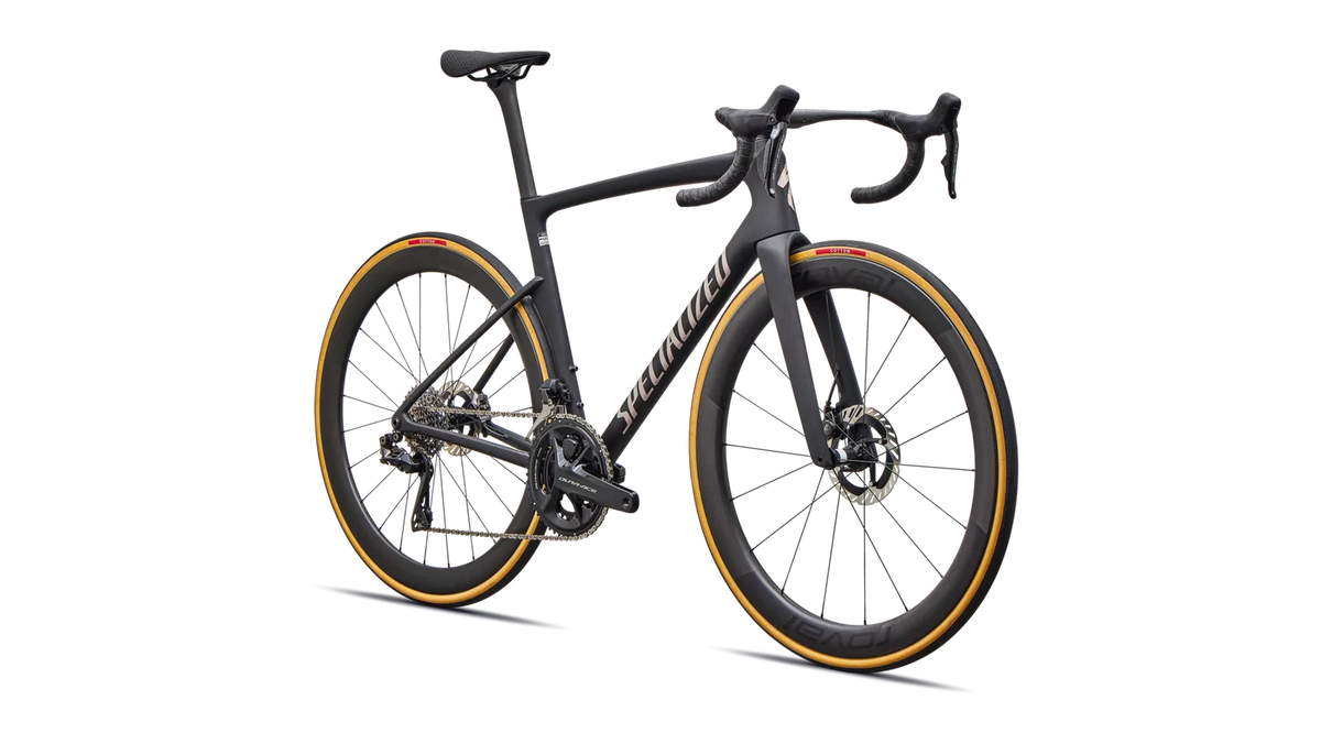 SPECIALIZED TARMAC SL9 S-LEVEL ROAD BIKE SHIMANO DURA-ACE DI2 - SATIN CARBON / SILVER DUST