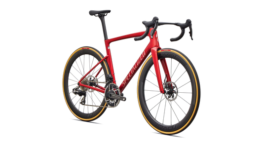 SPECIALIZED TARMAC SL9 S-LEVEL ROAD BIKE SRAM RED AXS - GLOSS CAYENNE METALLIC / CHROME