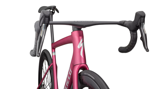 SPECIALIZED Tarmac SL8 Pro Complete Road Bike - Satin Pink Tint Over Silver Dust / Silver Dust