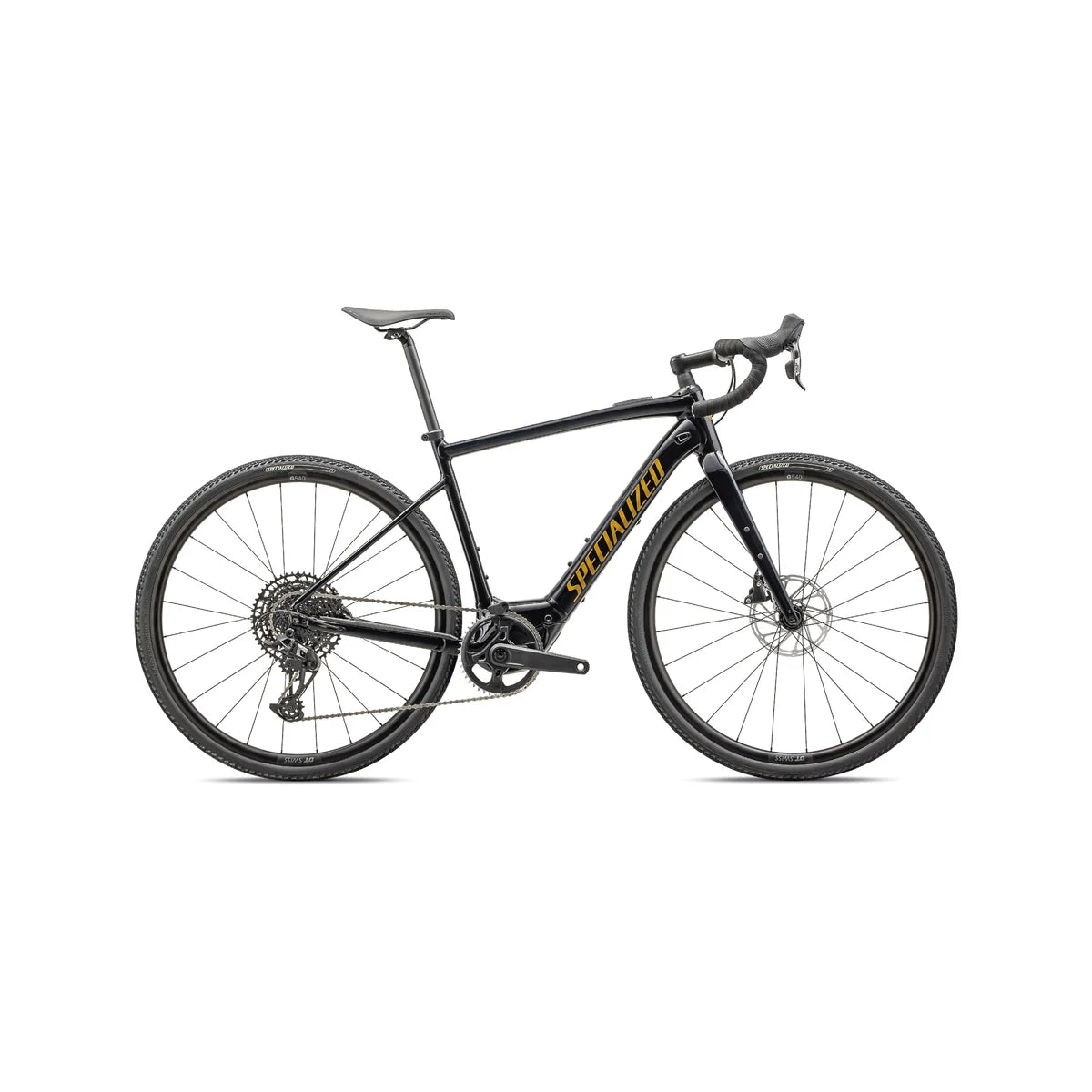 SPECIALIZED Turbo Creo 2 Comp E5 2024 SRAM Apex Eagle Gravel E-Bike - Gloss Metallic Dark Navy / Harvest Gold Metallic
