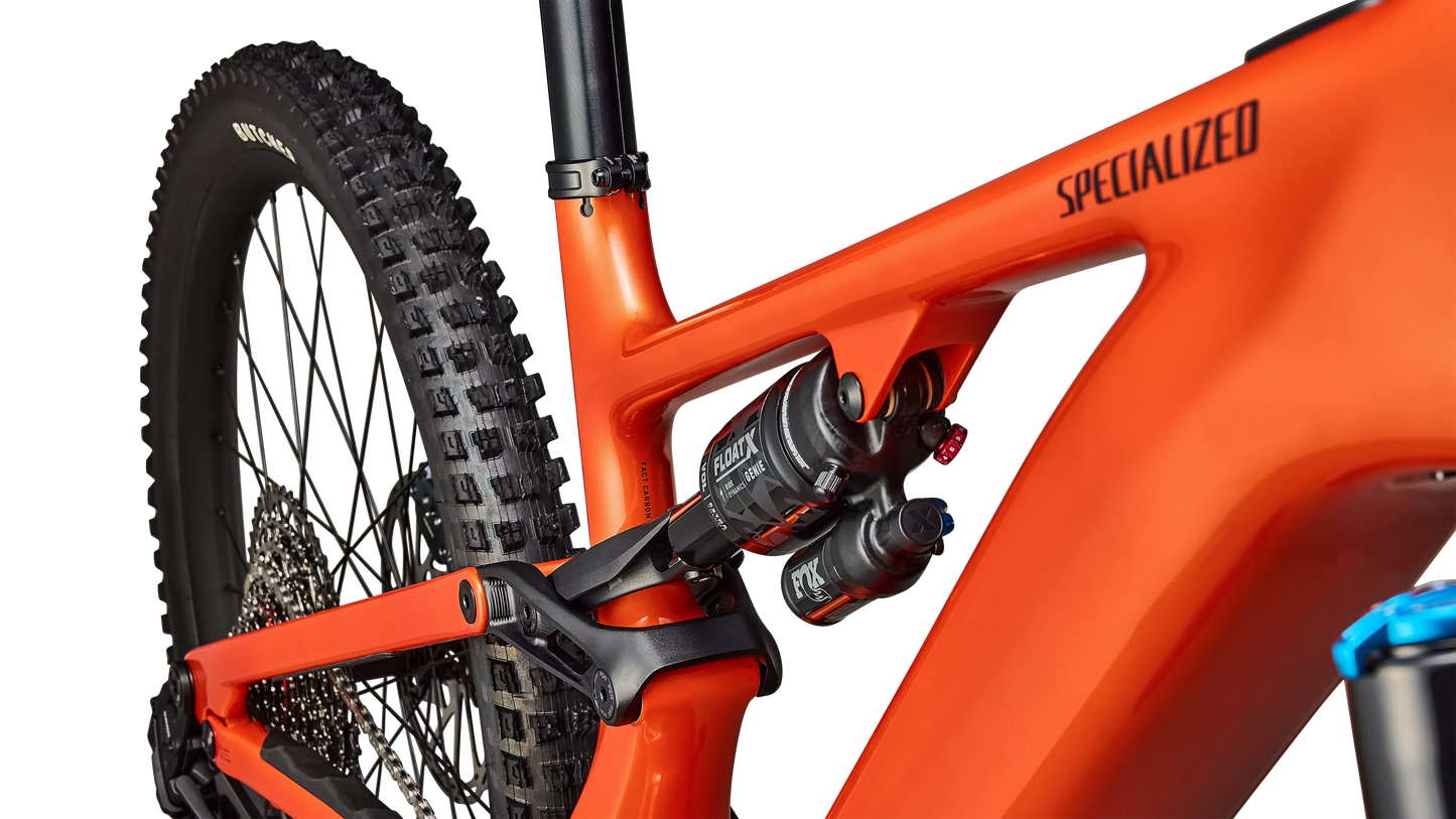 SPECIALIZED Turbo Levo 4 Comp MTB Ebike - Gloss Orange Tint Over Silver Dust / Dark Navy