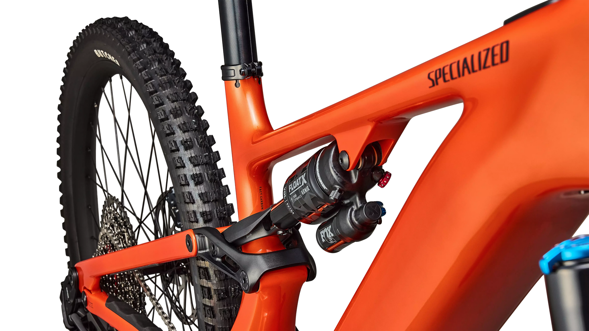 SPECIALIZED Turbo Levo 4 Comp MTB Ebike - Gloss Orange Tint Over Silver Dust / Dark Navy