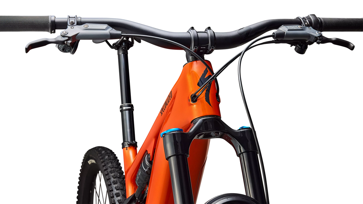 SPECIALIZED Turbo Levo 4 Comp MTB Ebike - Gloss Orange Tint Over Silver Dust / Dark Navy