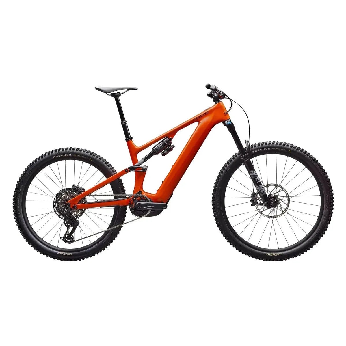 SPECIALIZED Turbo Levo 4 Comp MTB Ebike - Gloss Orange Tint Over Silver Dust / Dark Navy