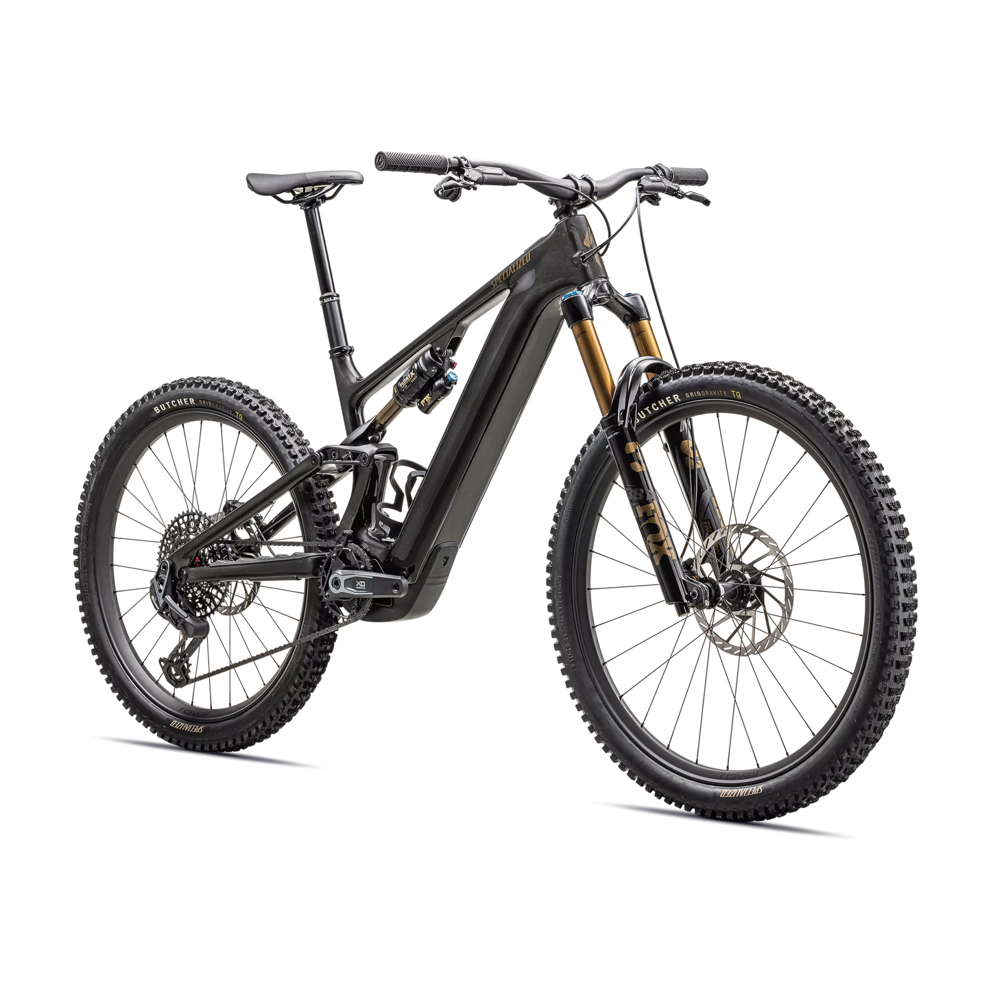 SPECIALIZED Turbo Levo 4 Pro MTB Ebike - Gloss Metallic Obsidian / Burnt Gold Metallic