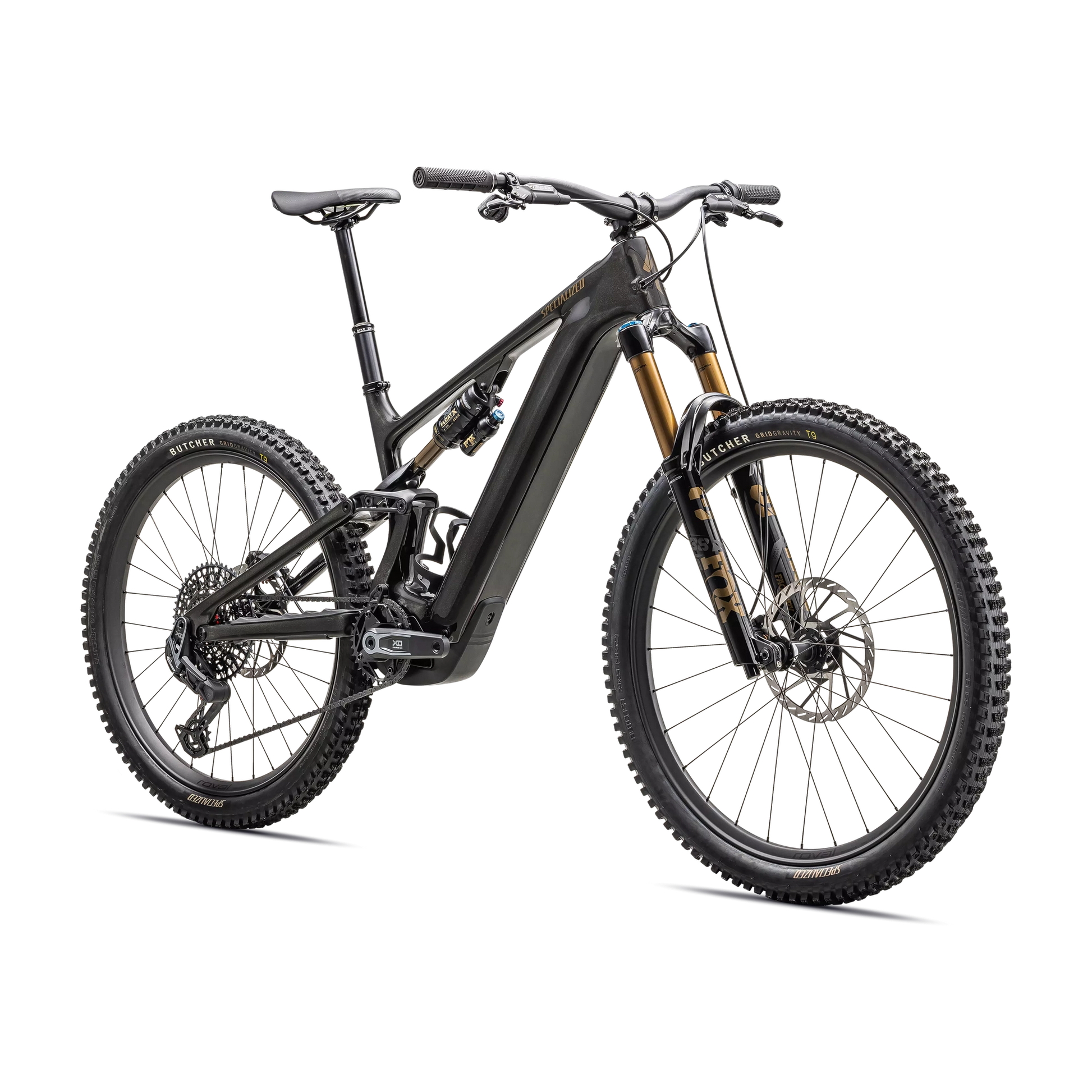 SPECIALIZED Turbo Levo 4 Pro MTB Ebike - Gloss Metallic Obsidian / Burnt Gold Metallic