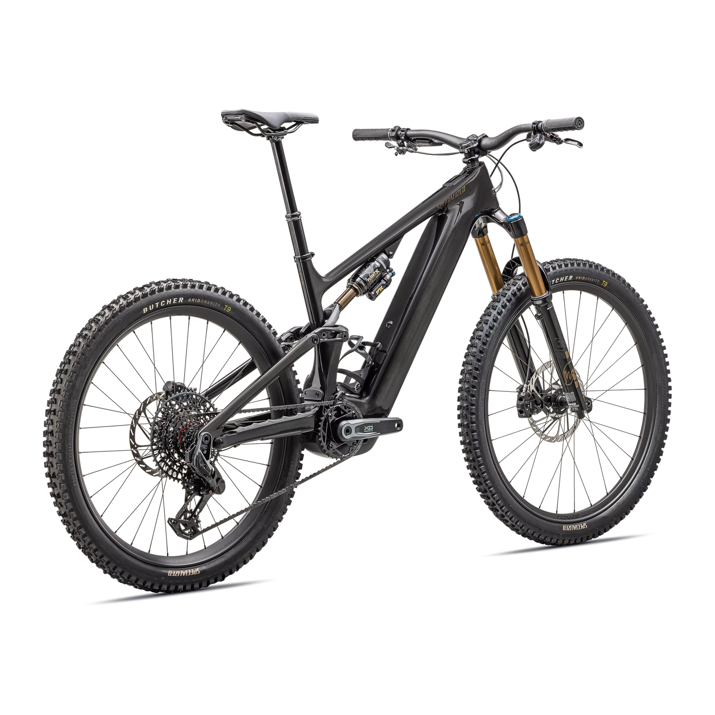SPECIALIZED Turbo Levo 4 Pro MTB Ebike - Gloss Metallic Obsidian / Burnt Gold Metallic