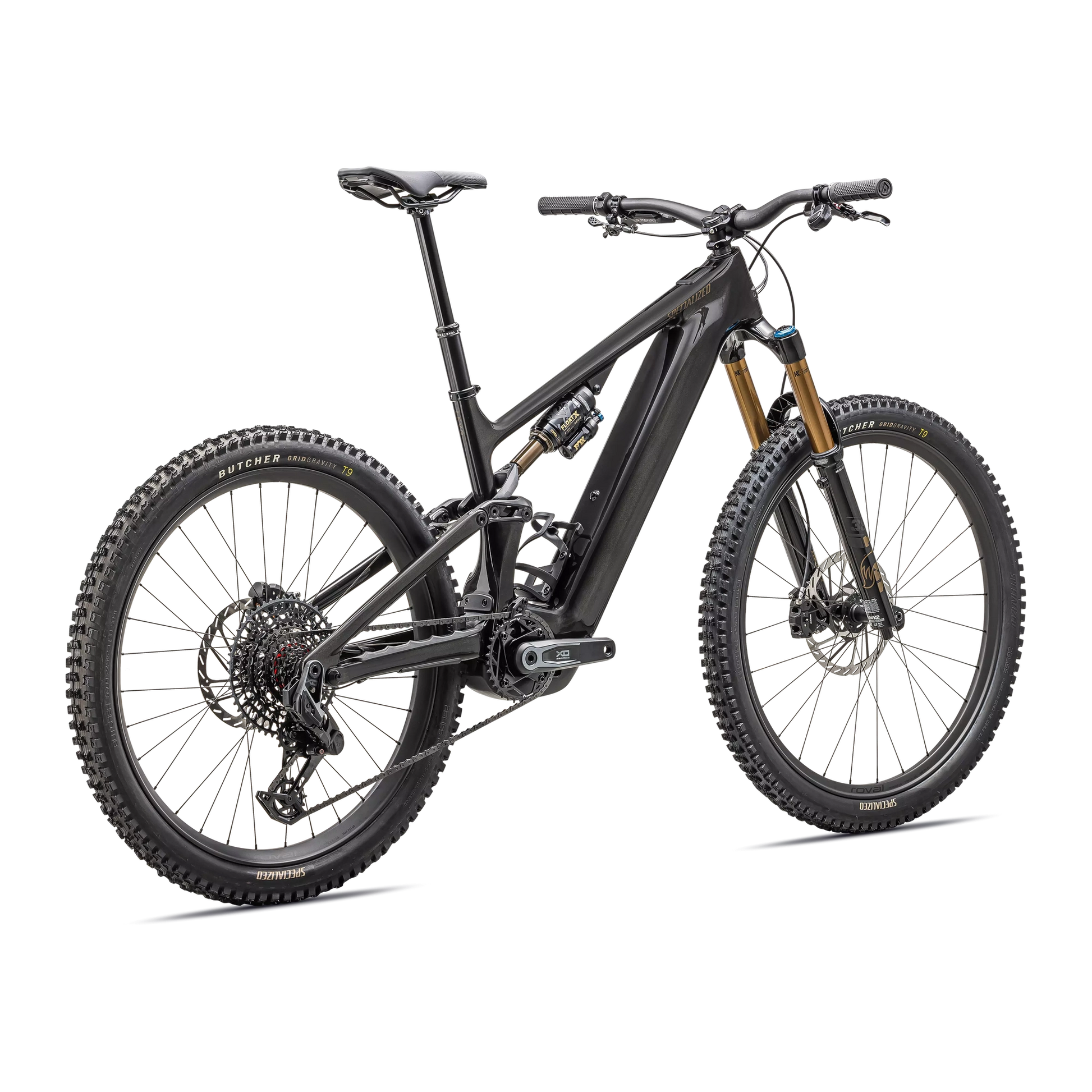 SPECIALIZED Turbo Levo 4 Pro MTB Ebike - Gloss Metallic Obsidian / Burnt Gold Metallic