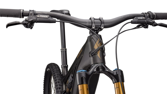 SPECIALIZED Turbo Levo 4 Pro MTB Ebike - Gloss Metallic Obsidian / Burnt Gold Metallic