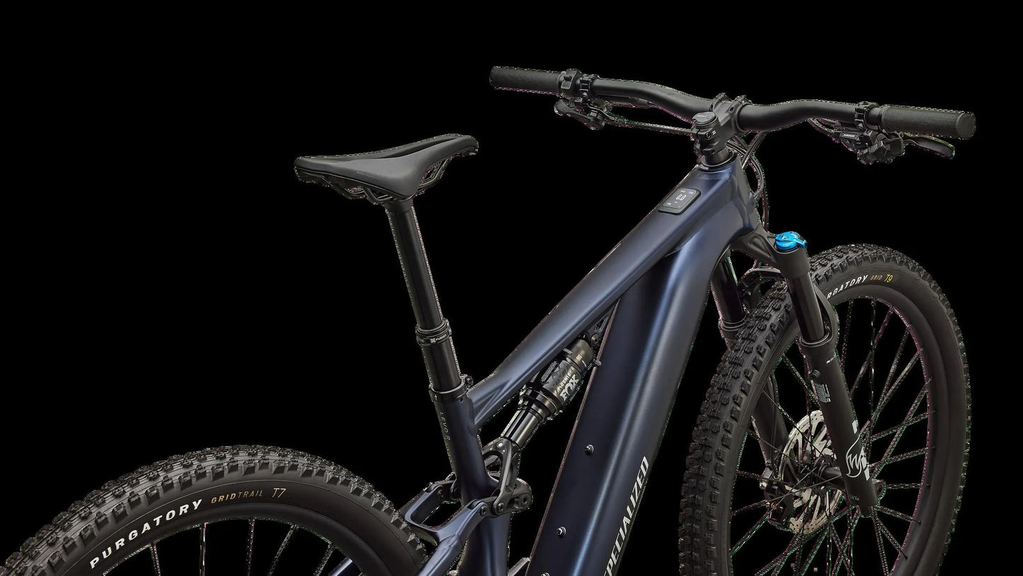 SPECIALIZED Turbo Levo R Comp Alloy MTB Ebike - Satin Metallic Deep Marine / Shadow Silver - POV
