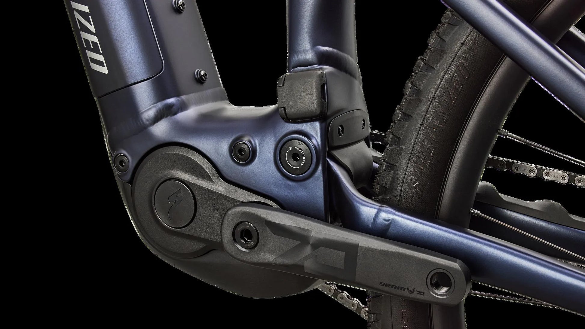 SPECIALIZED Turbo Levo R Comp Alloy MTB Ebike - Satin Metallic Deep Marine / Shadow Silver - Motor