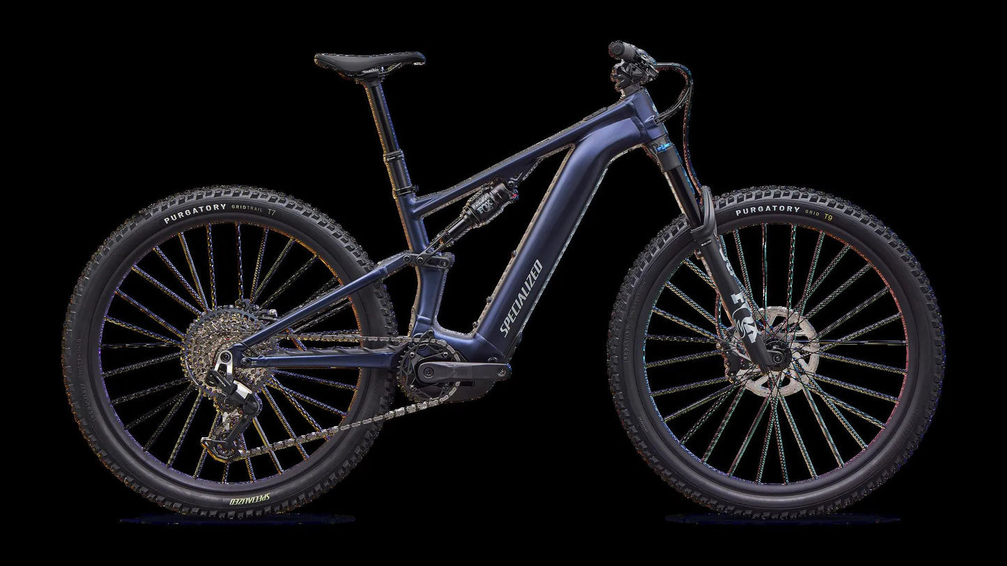 SPECIALIZED Turbo Levo R Comp Alloy MTB Ebike - Satin Metallic Deep Marine / Shadow Silver - Hero