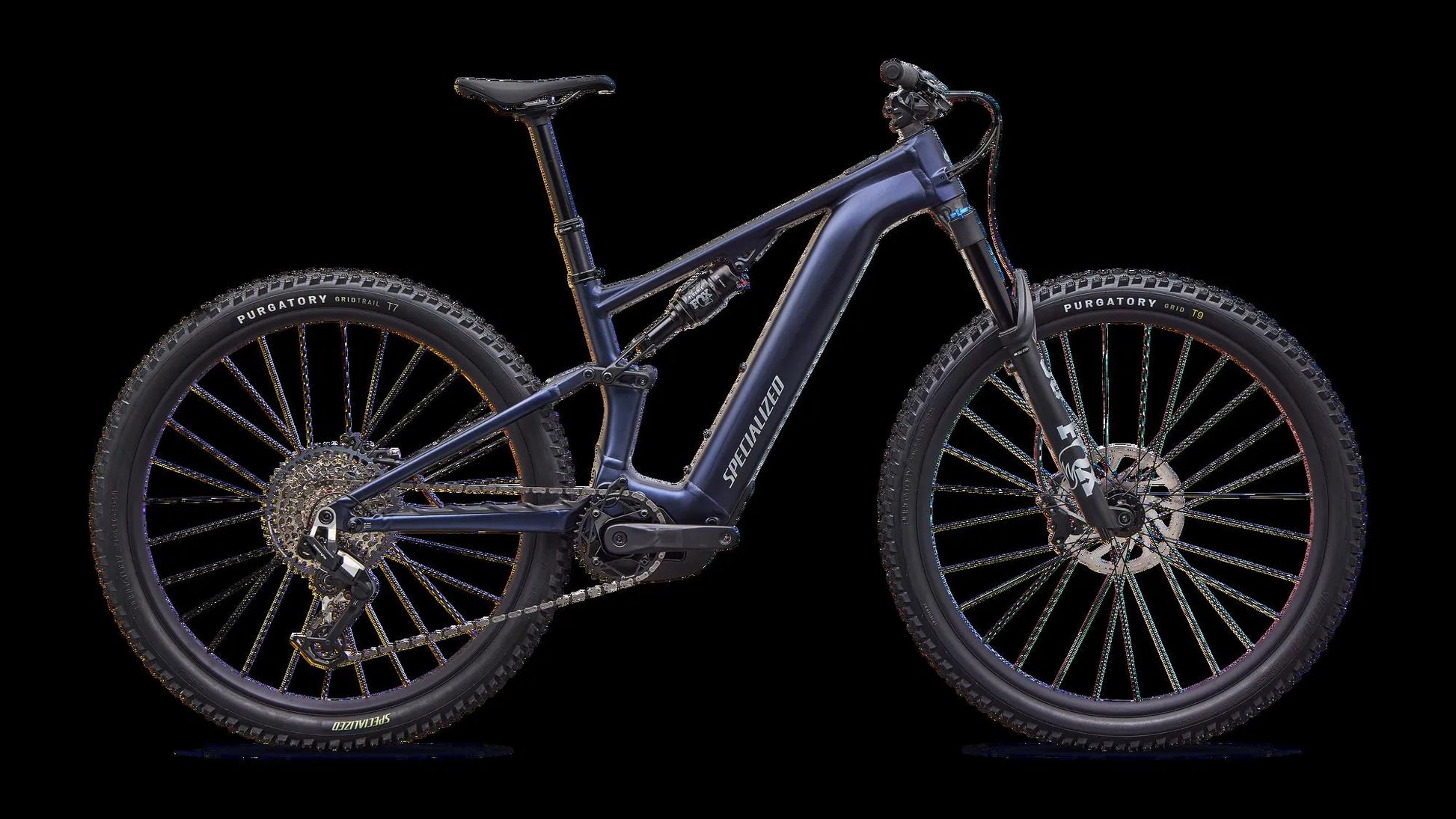 SPECIALIZED Turbo Levo R Comp Alloy MTB Ebike - Satin Metallic Deep Marine / Shadow Silver - Hero