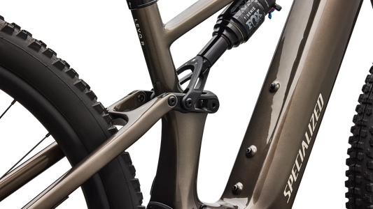 SPECIALIZED Turbo Levo R Comp MTB Ebike - Gloss Gunmetal / White Mountains