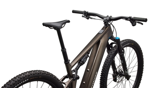SPECIALIZED Turbo Levo R Comp MTB Ebike - Gloss Gunmetal / White Mountains