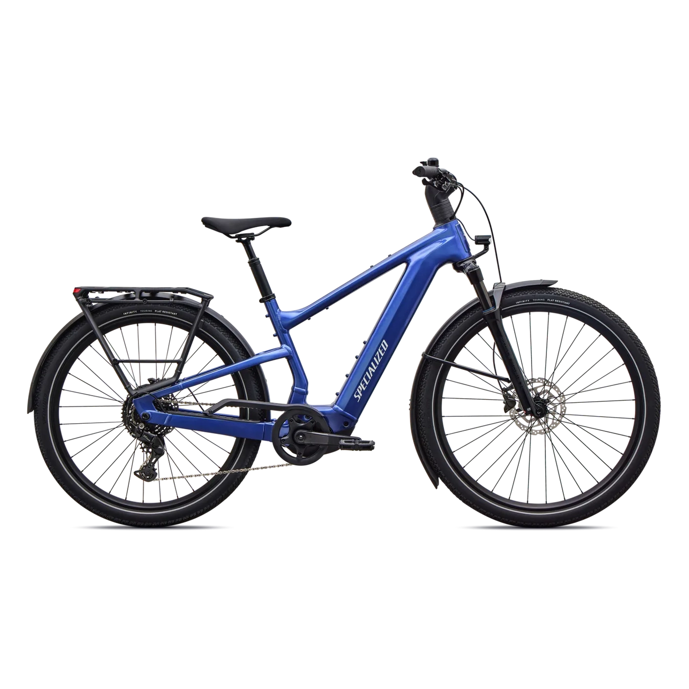 SPECIALIZED Turbo Vado 3 4.0 E-Bike - GLOSS PACIFIC BLUE / DUNE WHITE
