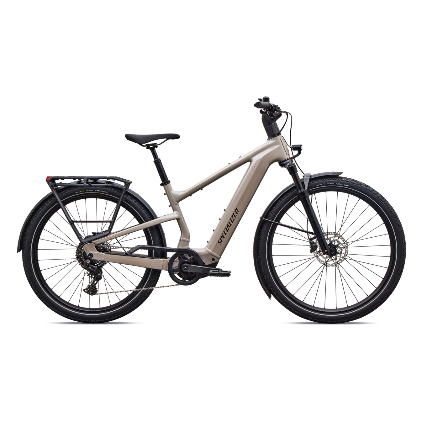 SPECIALIZED Turbo Vado 3 4.0 Ebike - GLOSS SANDSTONE METALLIC / WARM SMOKE METALLIC