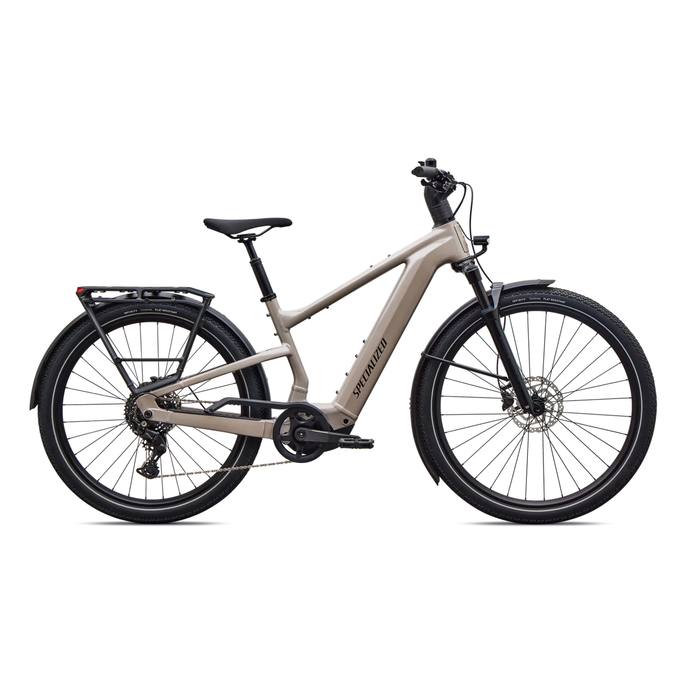 SPECIALIZED Turbo Vado 3 4.0 E-Bike - GLOSS SANDSTONE METALLIC / WARM SMOKE METALLIC