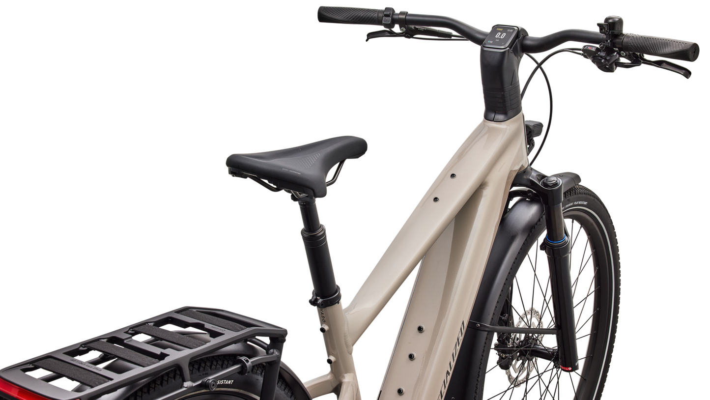 SPECIALIZED Turbo Vado 3 4.0 Ebike - GLOSS SANDSTONE METALLIC / WARM SMOKE METALLIC