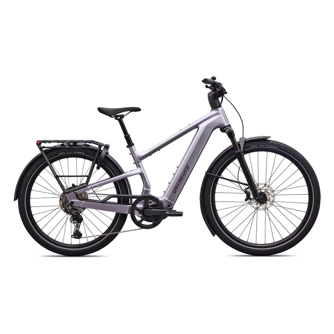 SPECIALIZED Turbo Vado 3 5.0 Ebike - GLOSS AMETHYST FROST METALLIC / BORDEAUX METALLIC