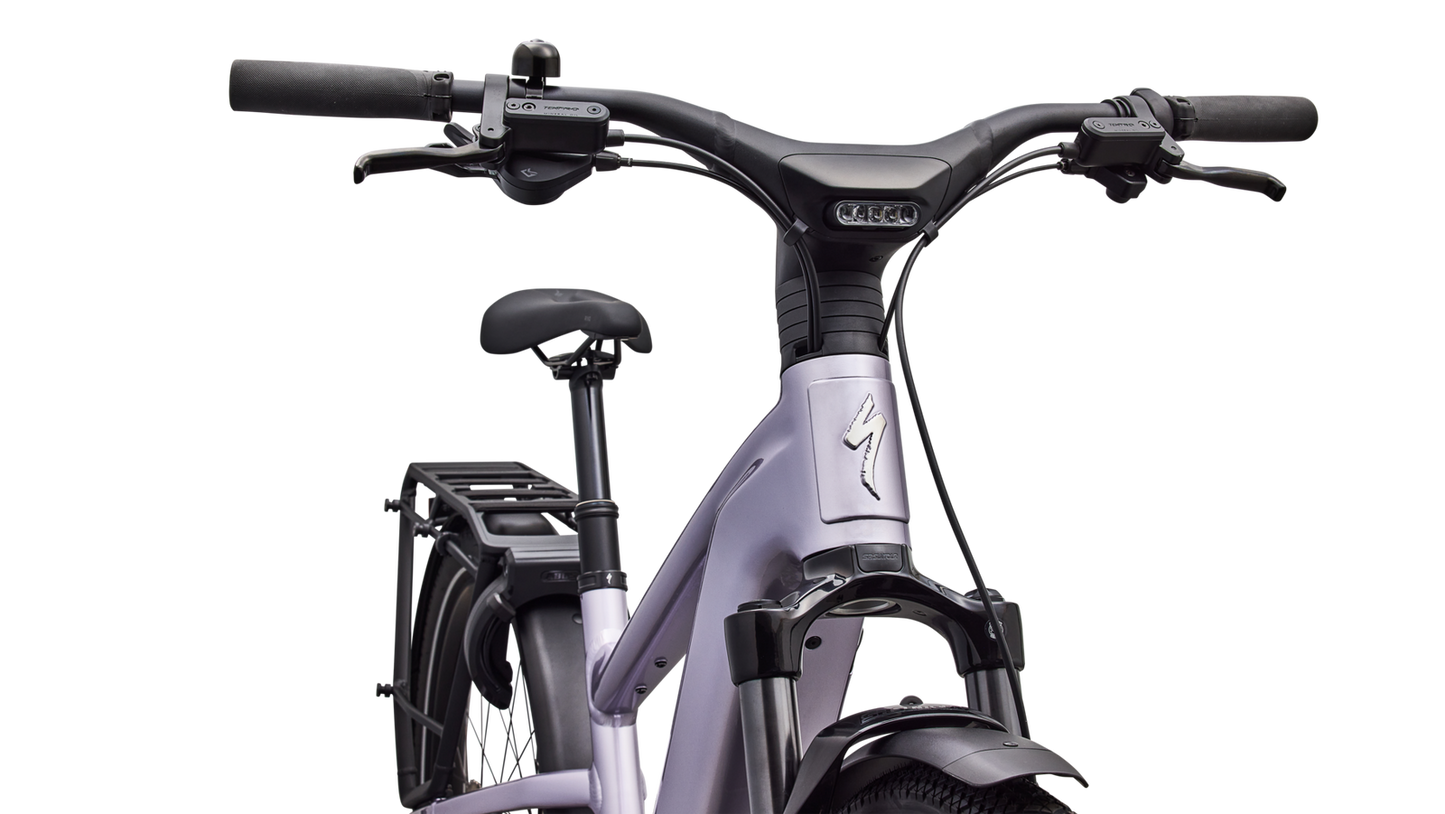 SPECIALIZED Turbo Vado 3 5.0 Ebike - GLOSS AMETHYST FROST METALLIC / BORDEAUX METALLIC