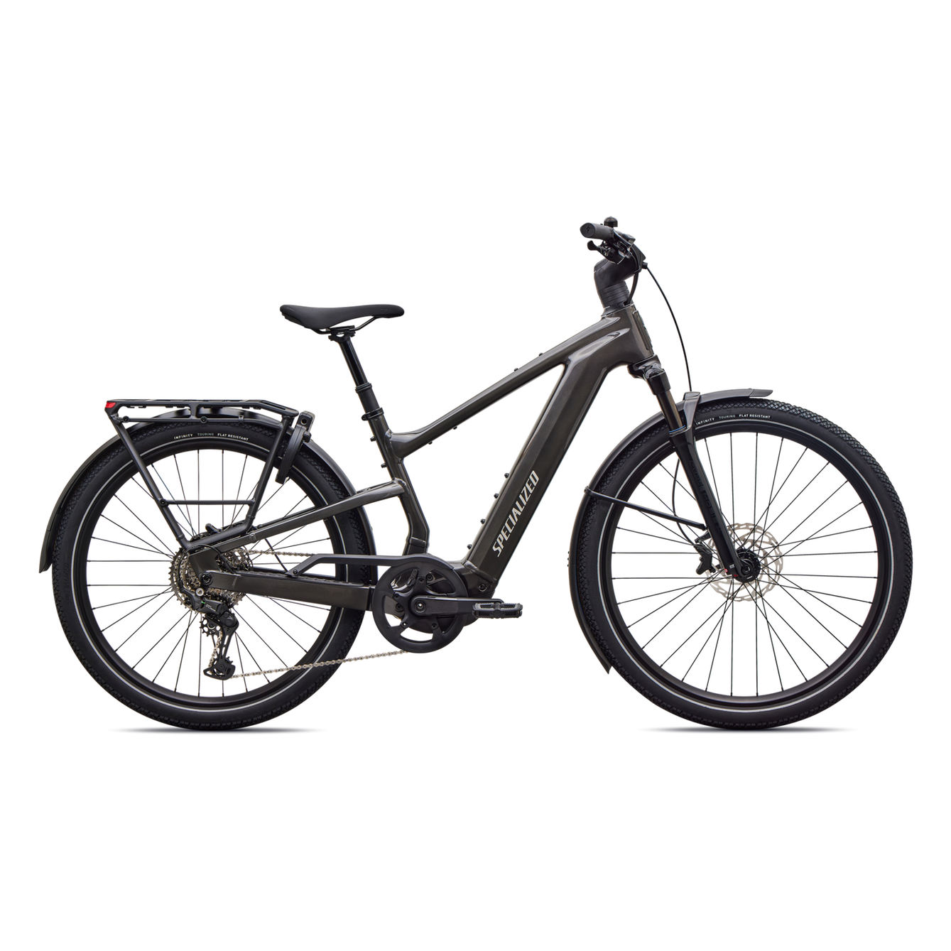 SPECIALIZED Turbo Vado 3 5.0 Ebike - GLOSS METALLIC OBSIDIAN / DOLOMITE METALLIC