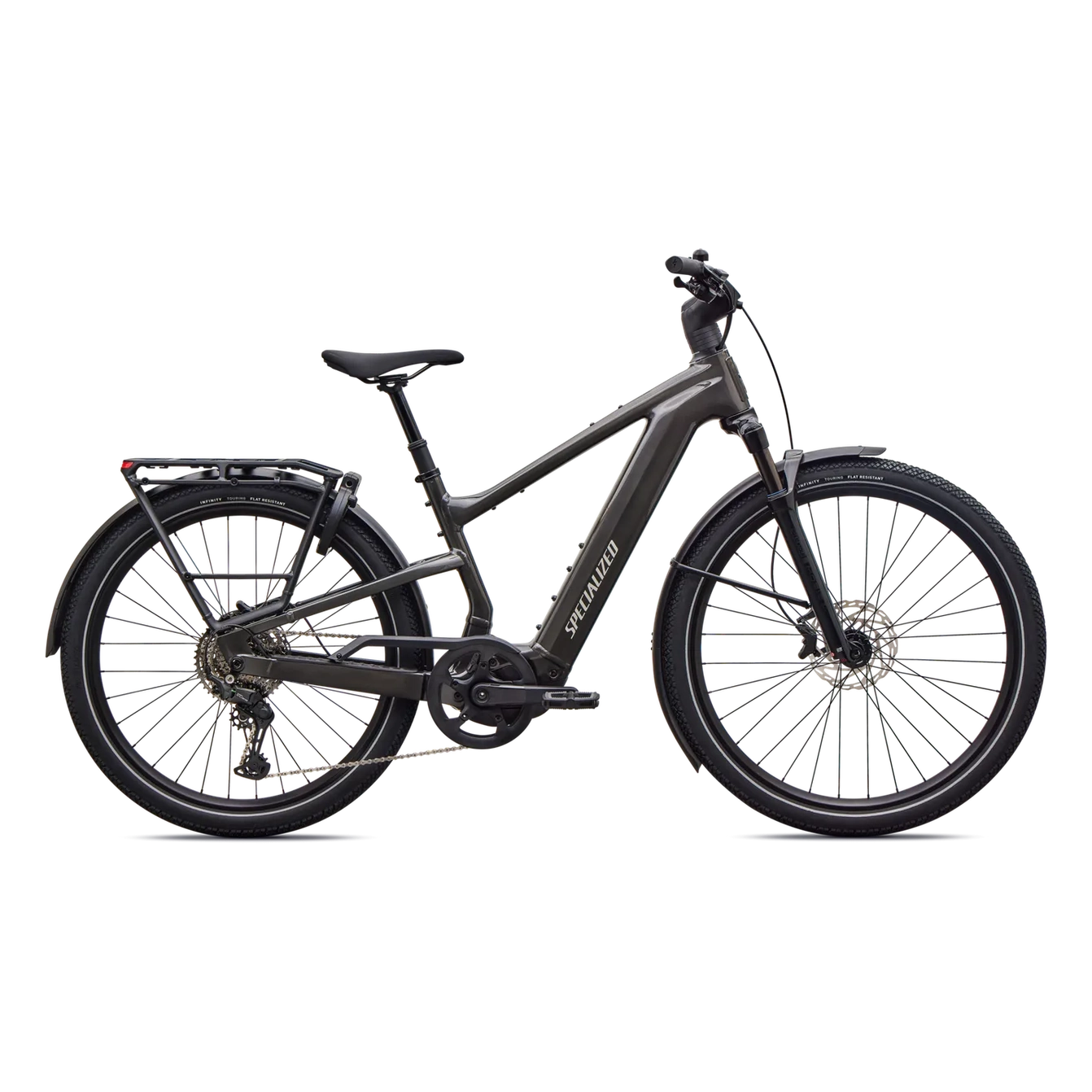 SPECIALIZED Turbo Vado 3 5.0 E-Bike - GLOSS METALLIC OBSIDIAN / DOLOMITE METALLIC