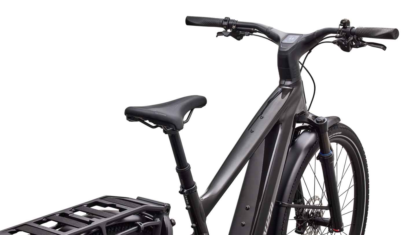 SPECIALIZED Turbo Vado 3 5.0 Ebike - GLOSS METALLIC OBSIDIAN / DOLOMITE METALLIC