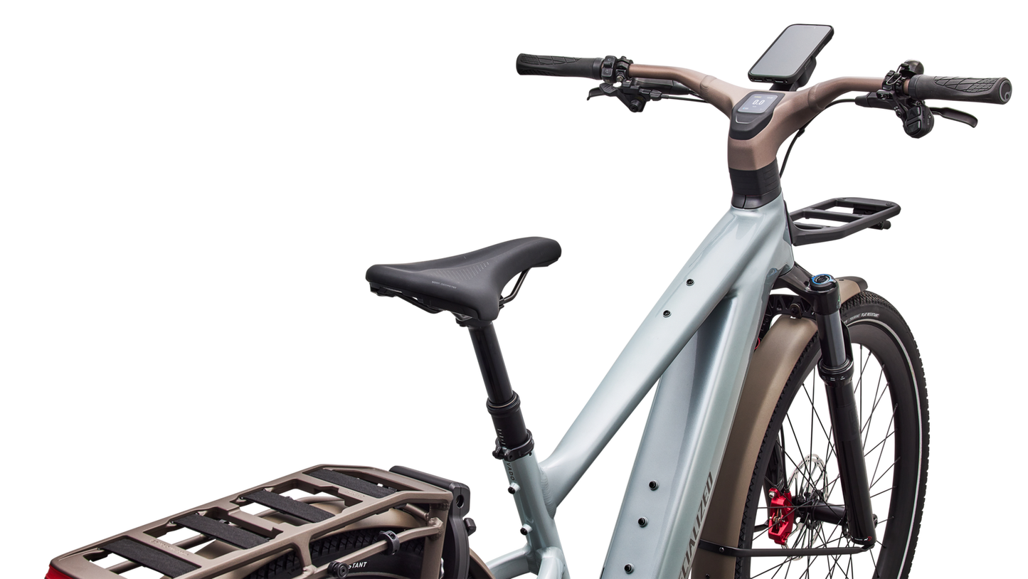 SPECIALIZED Turbo Vado 3 6.0 Ebike - GLOSS AGAVE GREY / BLACK PEARL