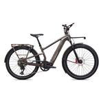 SPECIALIZED Turbo Vado 3 6.0 Ebike - GLOSS WARM SMOKE METALLIC / SATIN BRUSHED CHROME