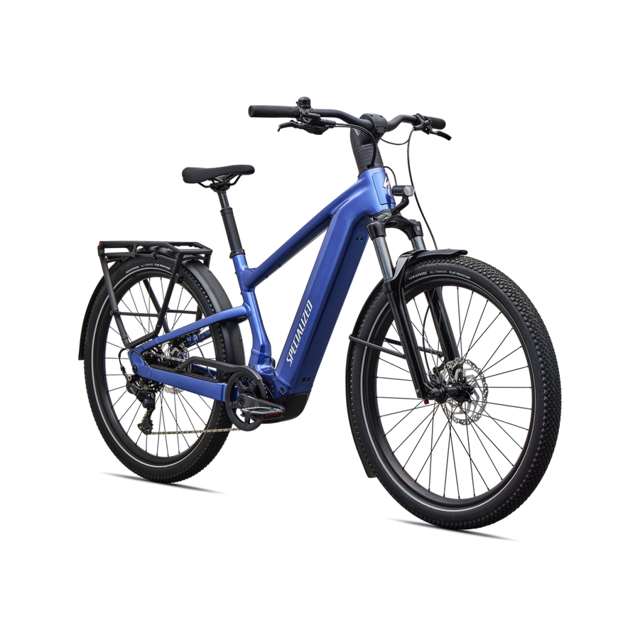 SPECIALIZED Turbo Vado 3 EVO 4.0 Ebike - GLOSS PACIFIC BLUE / DUNE WHITE