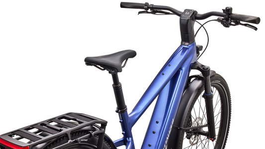 SPECIALIZED Turbo Vado 3 EVO 4.0 Ebike - GLOSS PACIFIC BLUE / DUNE WHITE