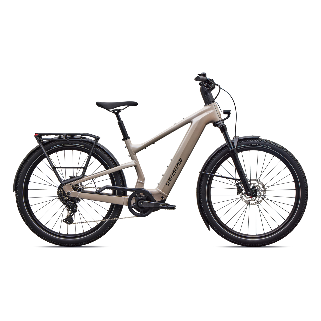 SPECIALIZED Turbo Vado 3 EVO 4.0 Ebike - GLOSS SANDSTONE METALLIC / WARM SMOKE METALLIC