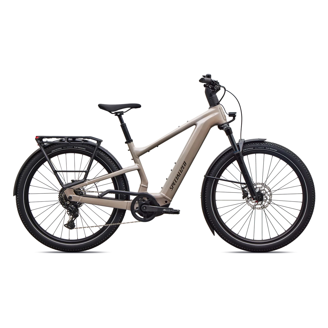 SPECIALIZED Turbo Vado 3 EVO 4.0 E-Bike - GLOSS SANDSTONE METALLIC / WARM SMOKE METALLIC