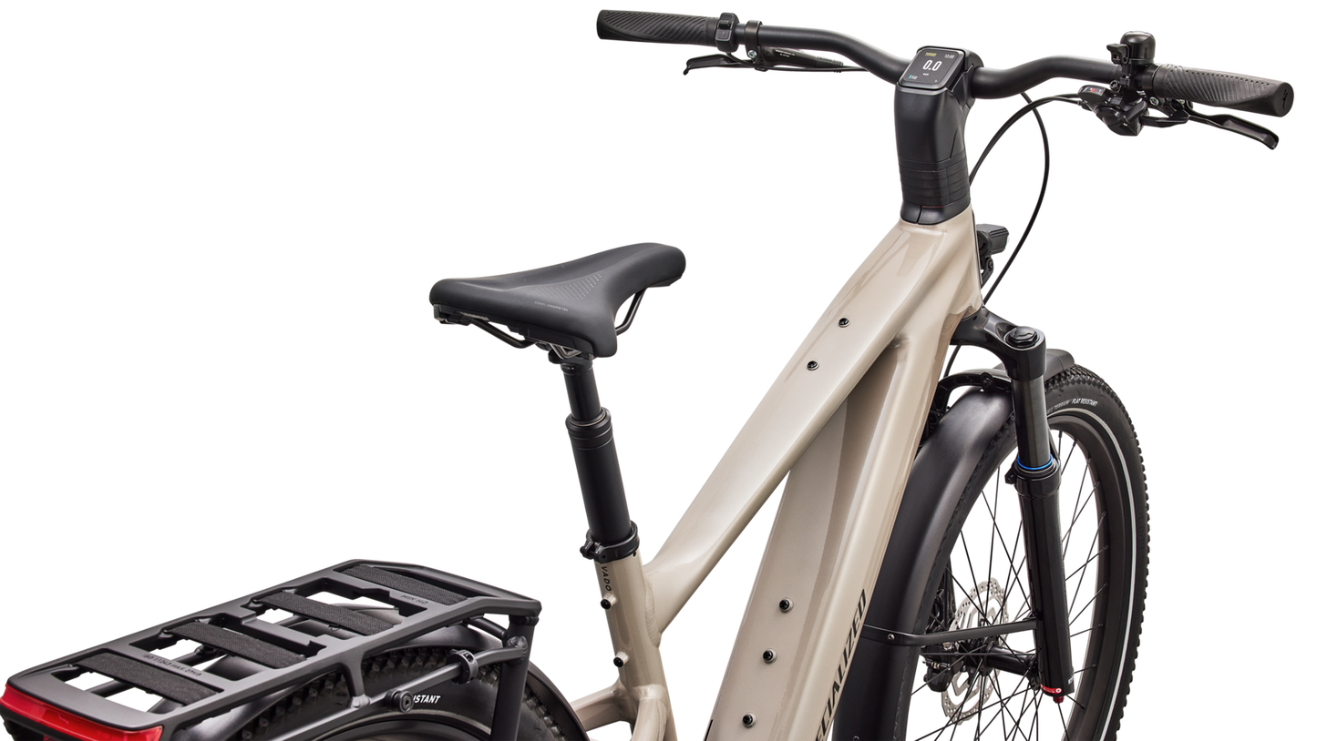 SPECIALIZED Turbo Vado 3 EVO 4.0 Ebike - GLOSS SANDSTONE METALLIC / WARM SMOKE METALLIC
