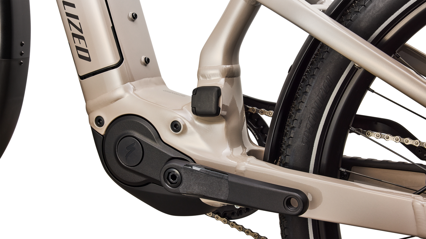 SPECIALIZED Turbo Vado 3 EVO 4.0 Ebike - GLOSS SANDSTONE METALLIC / WARM SMOKE METALLIC