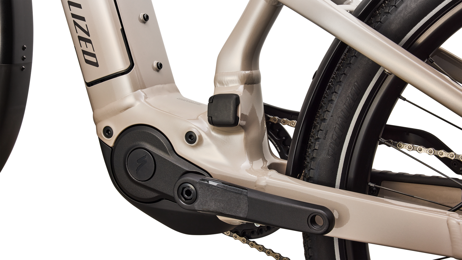 SPECIALIZED Turbo Vado 3 EVO 4.0 Ebike - GLOSS SANDSTONE METALLIC / WARM SMOKE METALLIC