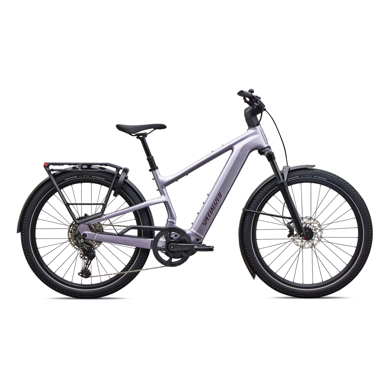SPECIALIZED Turbo Vado 3 EVO 5.0 E-Bike - GLOSS AMETHYST FROST METALLIC / BORDEAUX METALLIC