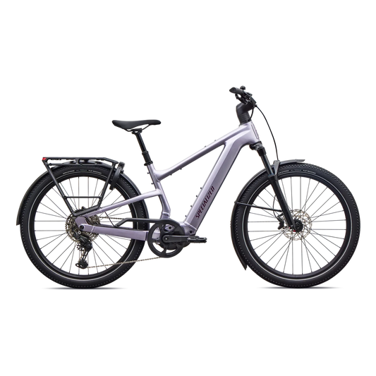 SPECIALIZED Turbo Vado 3 EVO 5.0 E-Bike - GLOSS AMETHYST FROST METALLIC / BORDEAUX METALLIC