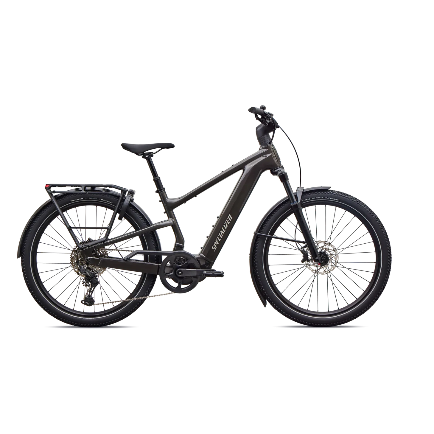 SPECIALIZED Turbo Vado 3 EVO 5.0 E-Bike - GLOSS METALLIC OBSIDIAN / DOLOMITE METALLIC