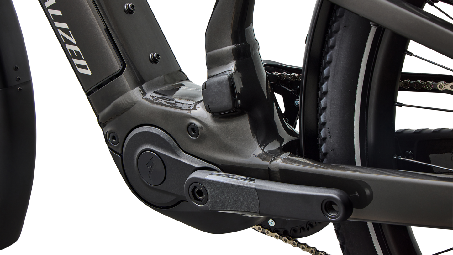 SPECIALIZED Turbo Vado 3 EVO 5.0 Ebike - GLOSS METALLIC OBSIDIAN / DOLOMITE METALLIC