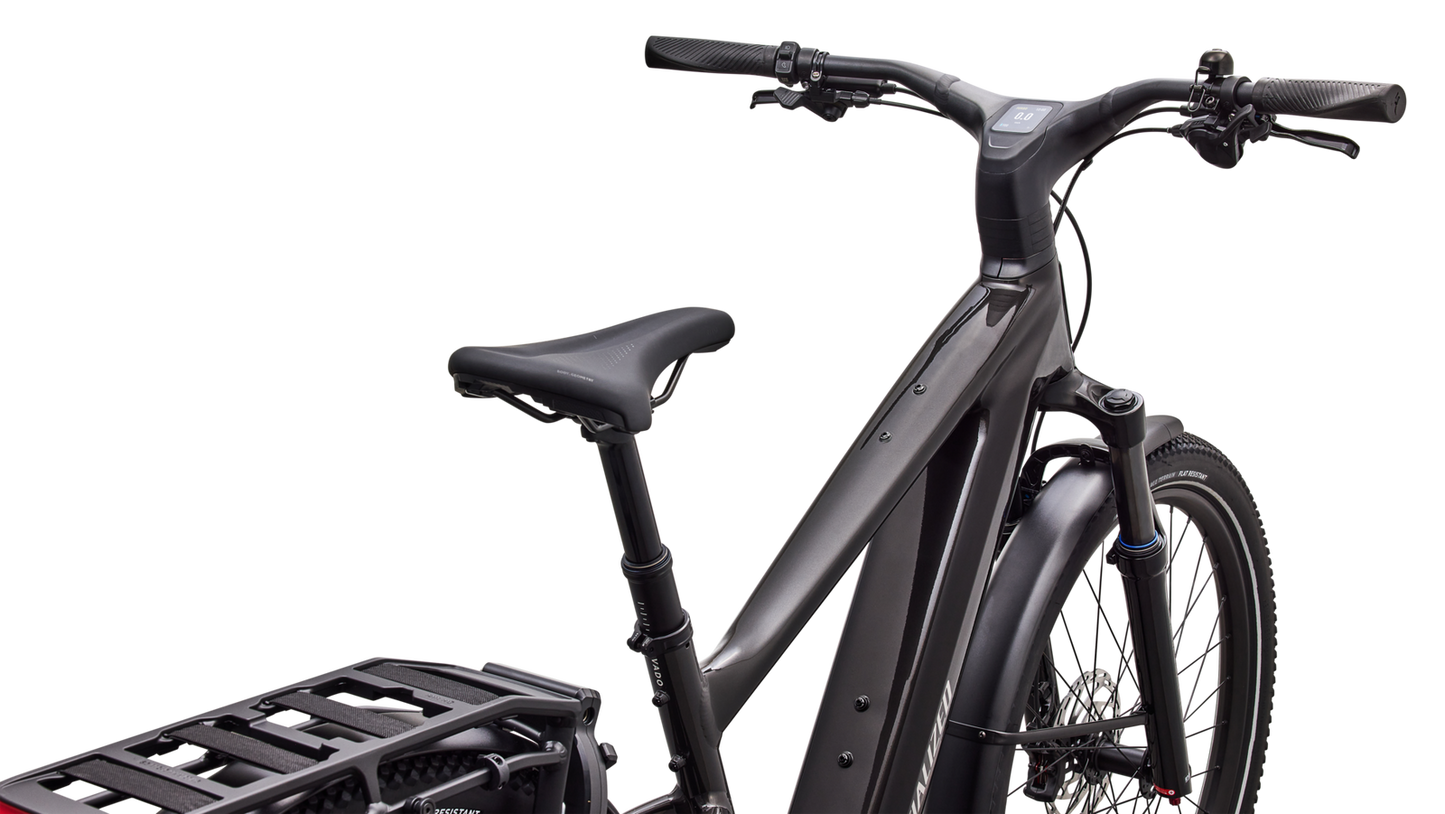 SPECIALIZED Turbo Vado 3 EVO 5.0 Ebike - GLOSS METALLIC OBSIDIAN / DOLOMITE METALLIC