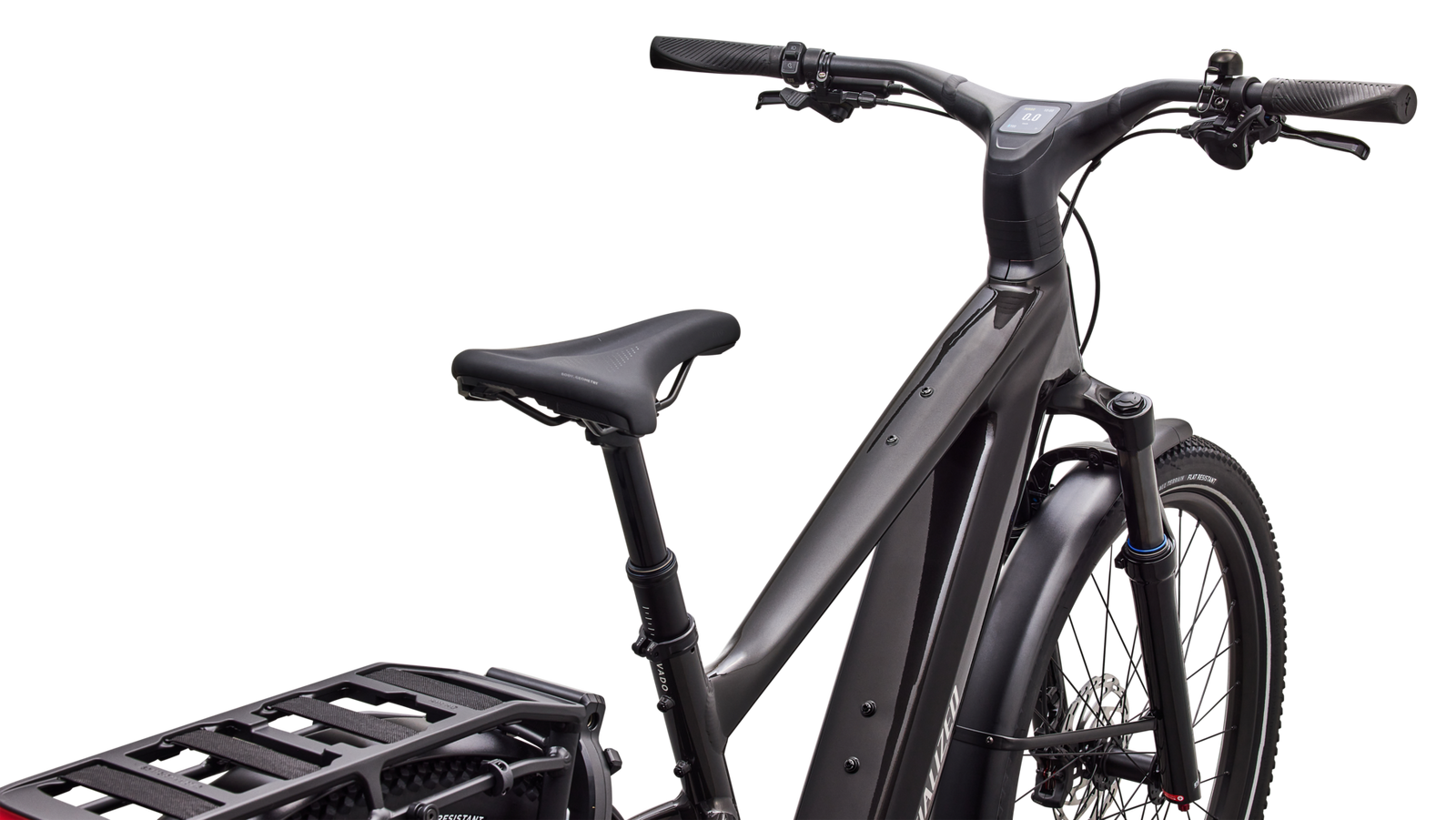 SPECIALIZED Turbo Vado 3 EVO 5.0 Ebike - GLOSS METALLIC OBSIDIAN / DOLOMITE METALLIC