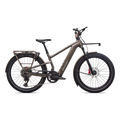 SPECIALIZED Turbo Vado 3 EVO 6.0 E-Bike - GLOSS WARM SMOKE METALLIC / SATIN BRUSHED CHROME