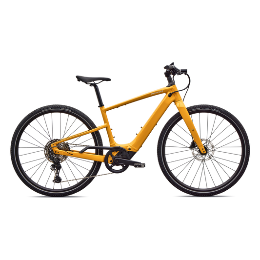 SPECIALIZED Turbo Vado SL 2 4.0 Ebike - GLOSS BRASSY YELLOW / METALLIC WHITE SILVER FROST REFLECTIVE