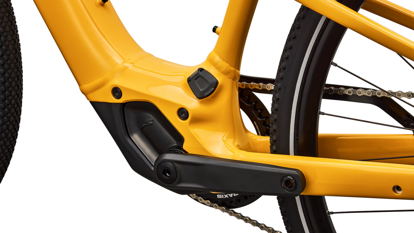 SPECIALIZED Turbo Vado SL 2 4.0 Ebike - GLOSS BRASSY YELLOW / METALLIC WHITE SILVER FROST REFLECTIVE