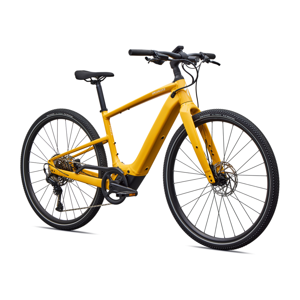 SPECIALIZED Turbo Vado SL 2 4.0 Ebike - GLOSS BRASSY YELLOW / METALLIC WHITE SILVER FROST REFLECTIVE