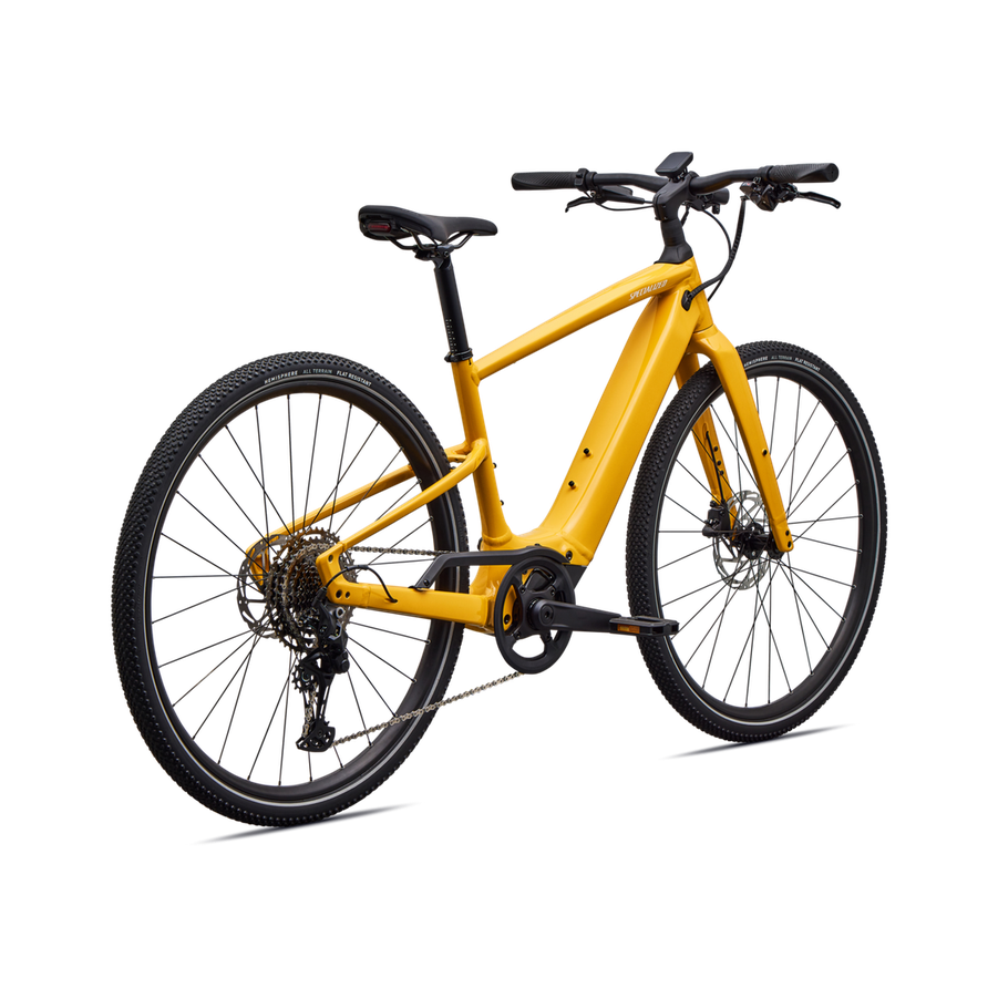 SPECIALIZED Turbo Vado SL 2 4.0 Ebike - GLOSS BRASSY YELLOW / METALLIC WHITE SILVER FROST REFLECTIVE